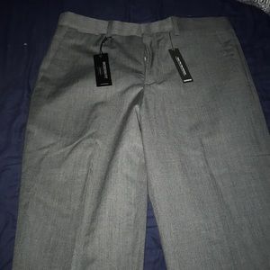 Modern fit mens dress pant and bow tie